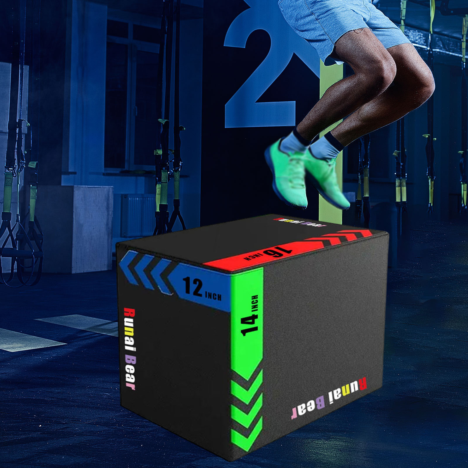Box Jump Plyo - Przenośny box do ćwiczeń skokowych Plyo